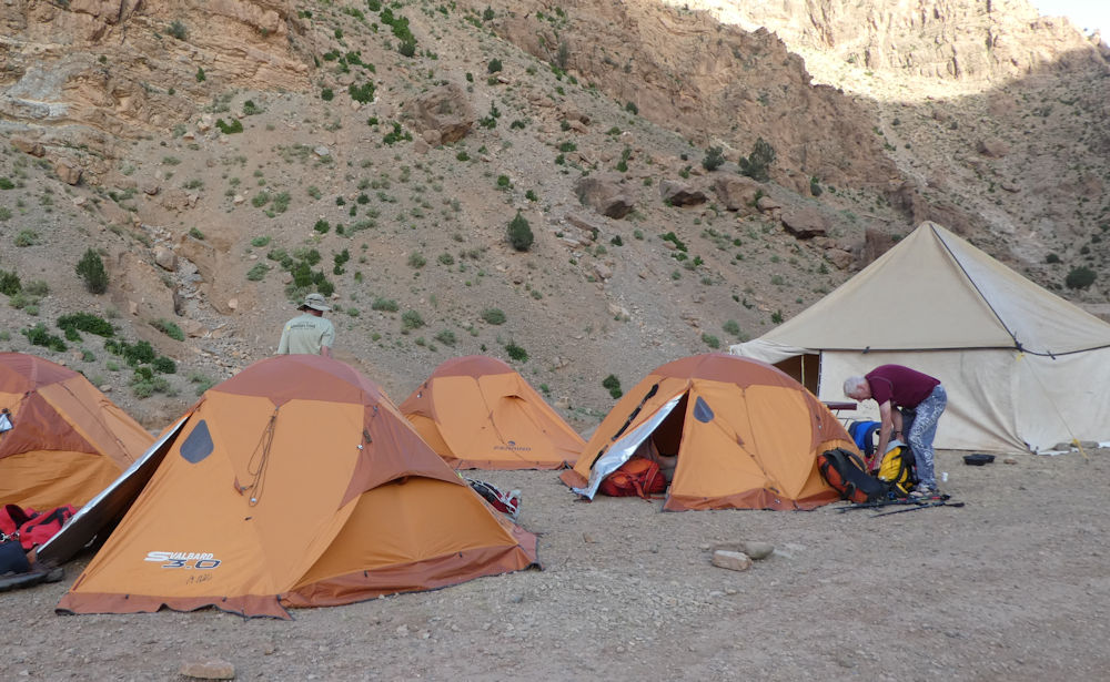 Camp at end of day 4